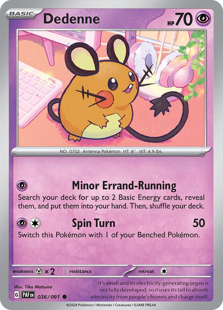 Dedenne (036/091) [Scarlet & Violet: Paldean Fates] Pokémon