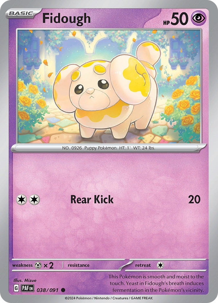 Fidough (038/091) [Scarlet & Violet: Paldean Fates] Pokémon
