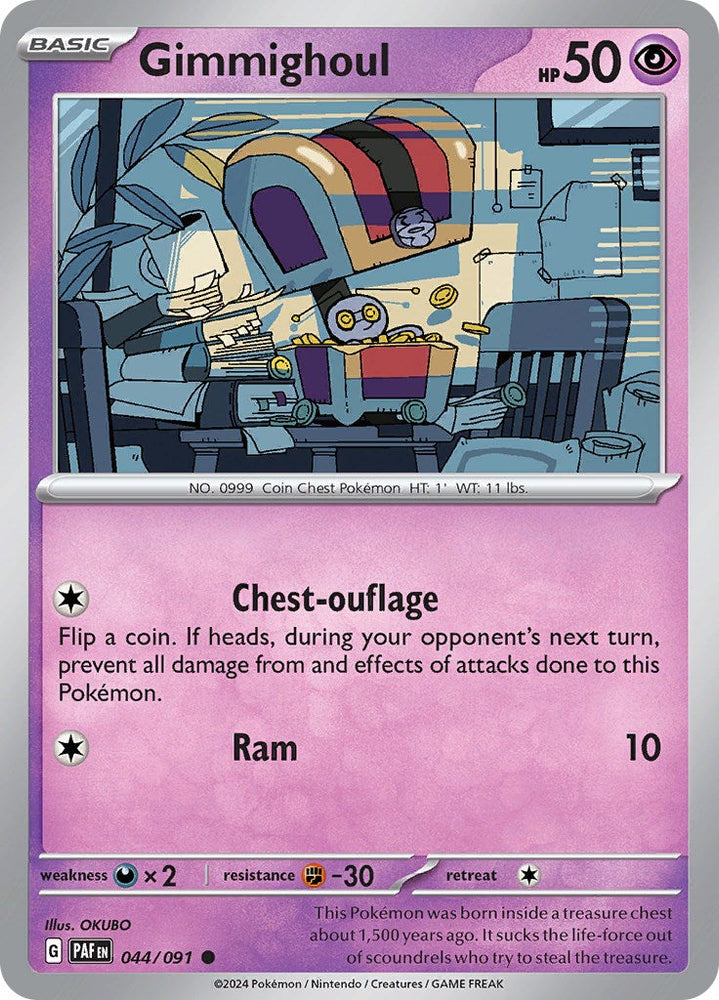 Gimmighoul (044/091) [Scarlet & Violet: Paldean Fates] Pokémon