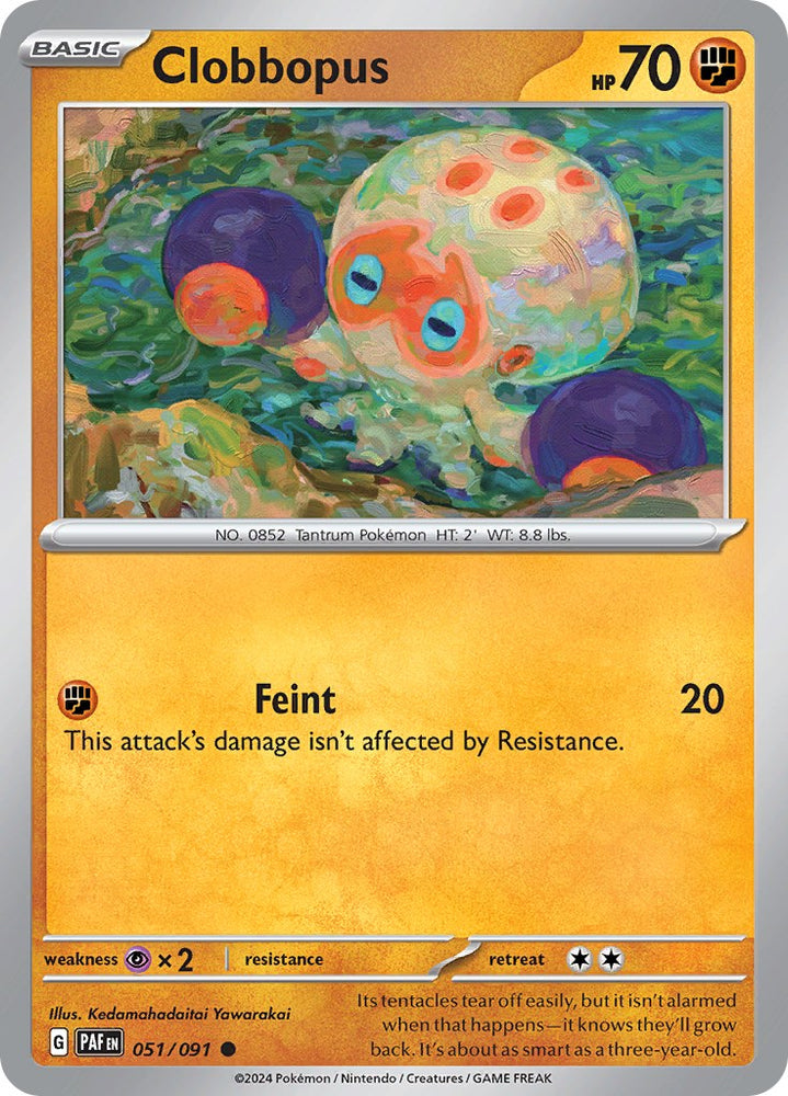 Clobbopus (051/091) [Scarlet & Violet: Paldean Fates] Pokémon