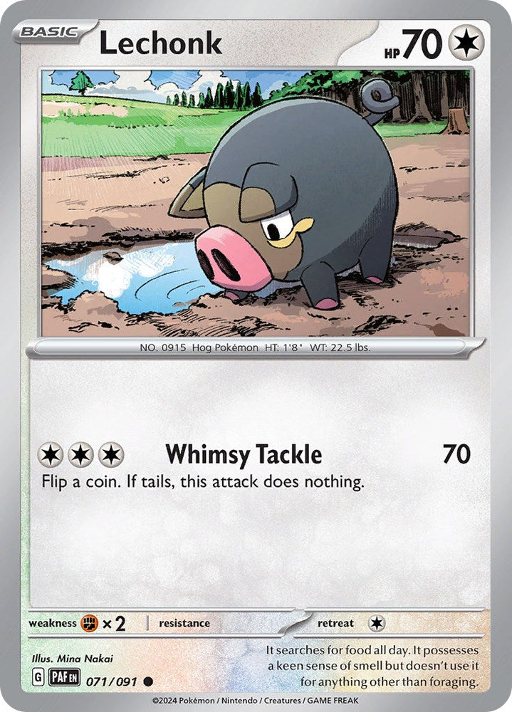Lechonk (071/091) [Scarlet & Violet: Paldean Fates] Pokémon