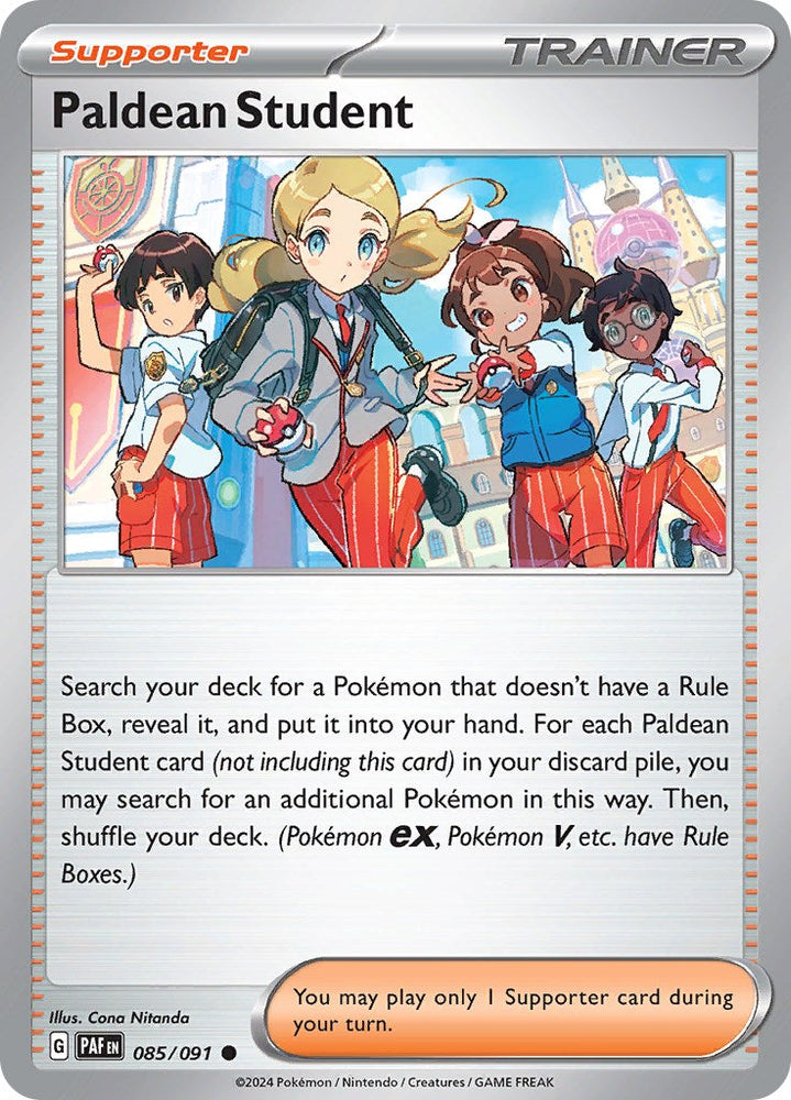 Paldean Student (085/091) [Scarlet & Violet: Paldean Fates] Pokémon