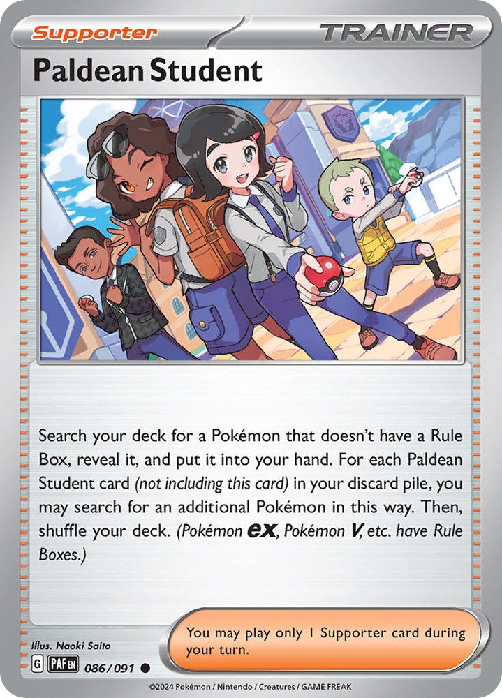 Paldean Student (086/091) [Scarlet & Violet: Paldean Fates] Pokémon