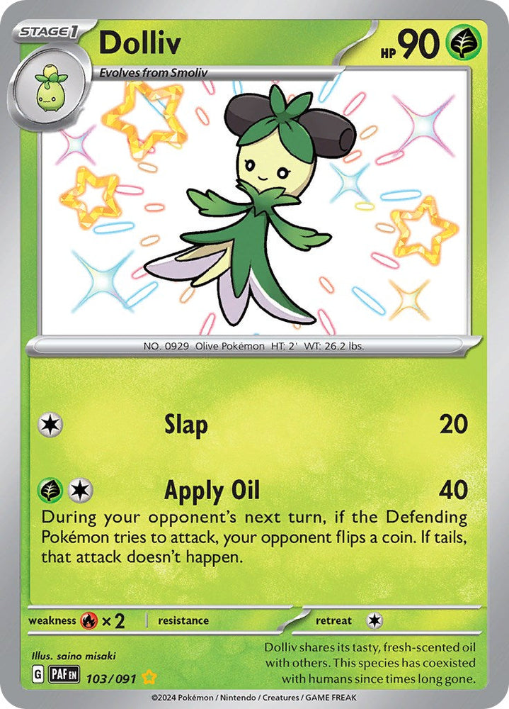 Dolliv (103/091) [Scarlet & Violet: Paldean Fates] Pokémon