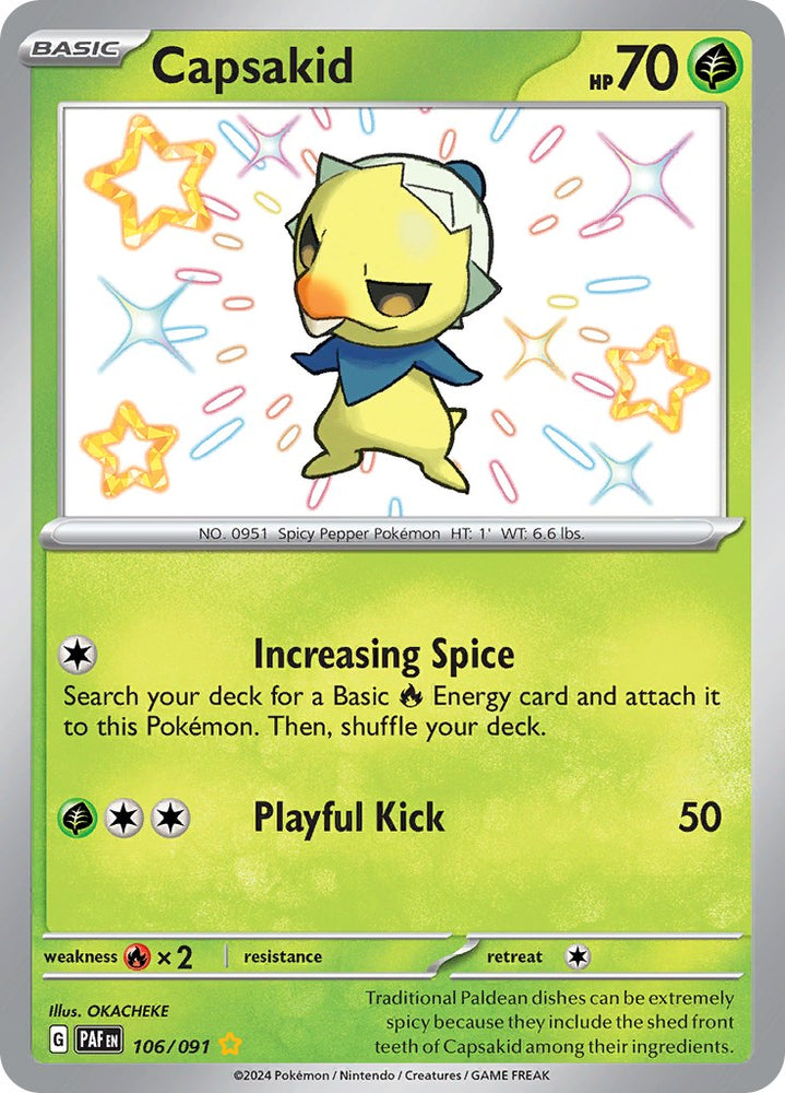 Capsakid (106/091) [Scarlet & Violet: Paldean Fates] Pokémon