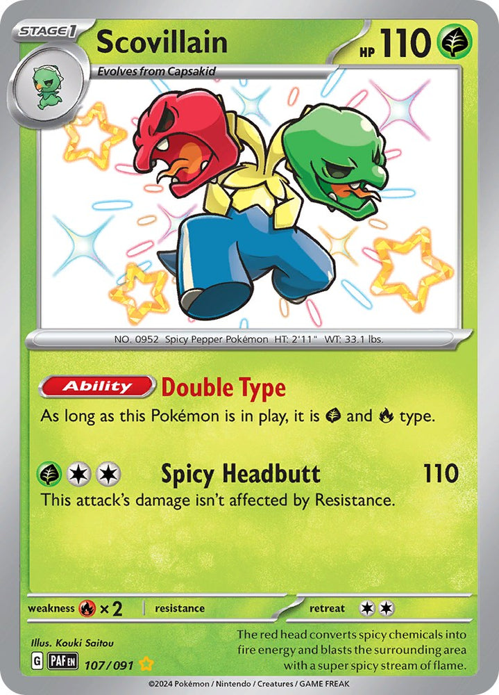 Scovillain (107/091) [Scarlet & Violet: Paldean Fates] Pokémon