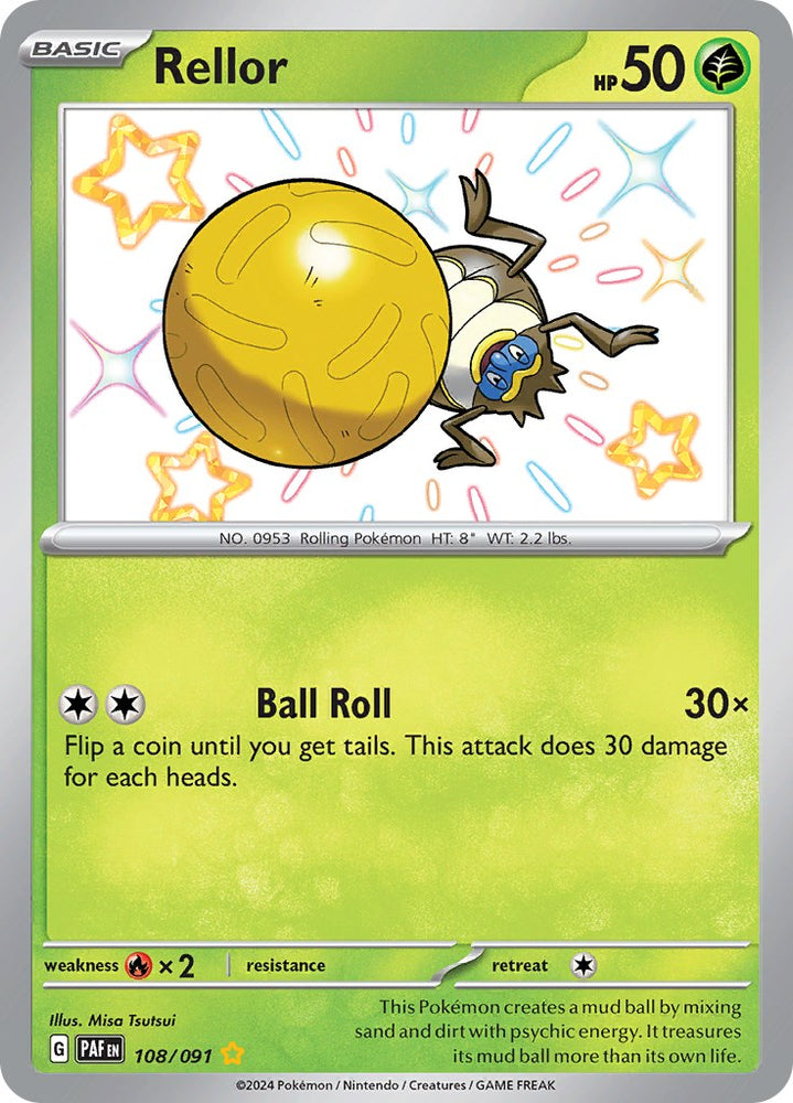 Rellor (108/091) [Scarlet & Violet: Paldean Fates] Pokémon