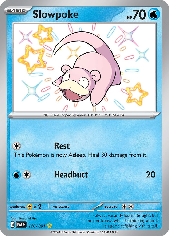 Slowpoke (116/091) [Scarlet & Violet: Paldean Fates] Pokémon