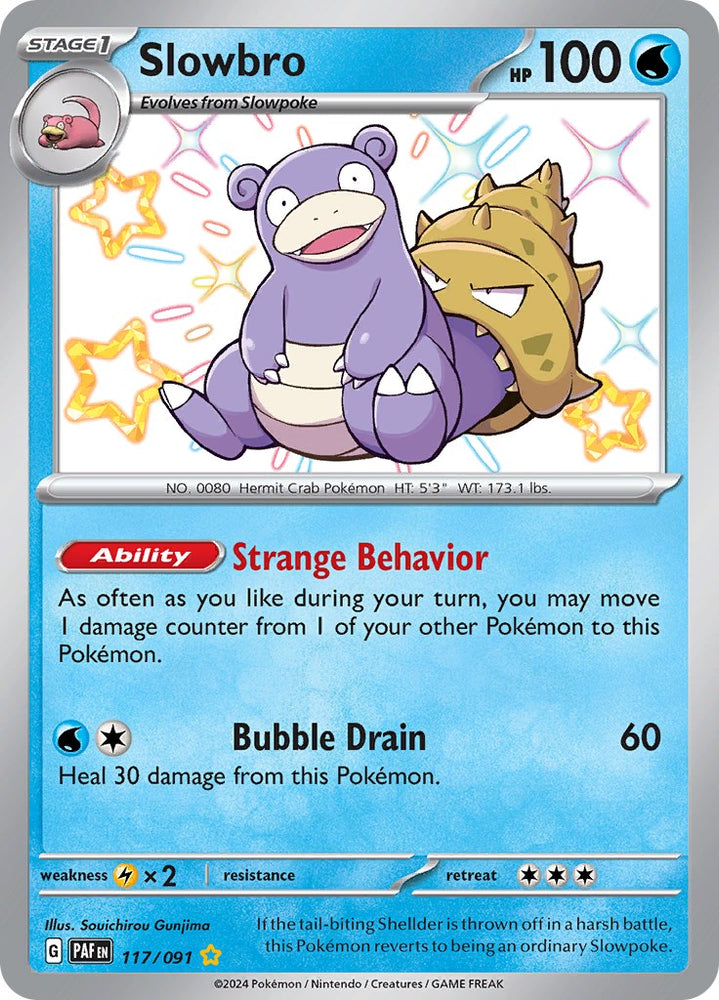 Slowbro (117/091) [Scarlet & Violet: Paldean Fates] Pokémon
