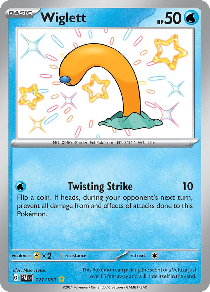Wiglett (121/091) [Scarlet & Violet: Paldean Fates] Pokémon