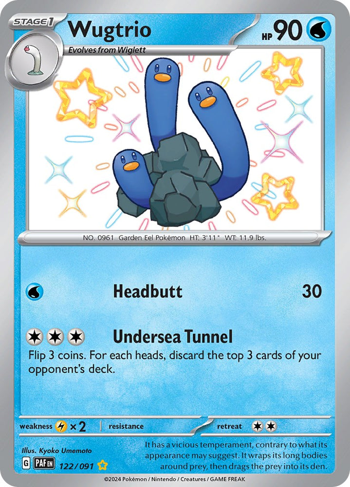 Wugtrio (122/091) [Scarlet & Violet: Paldean Fates] Pokémon