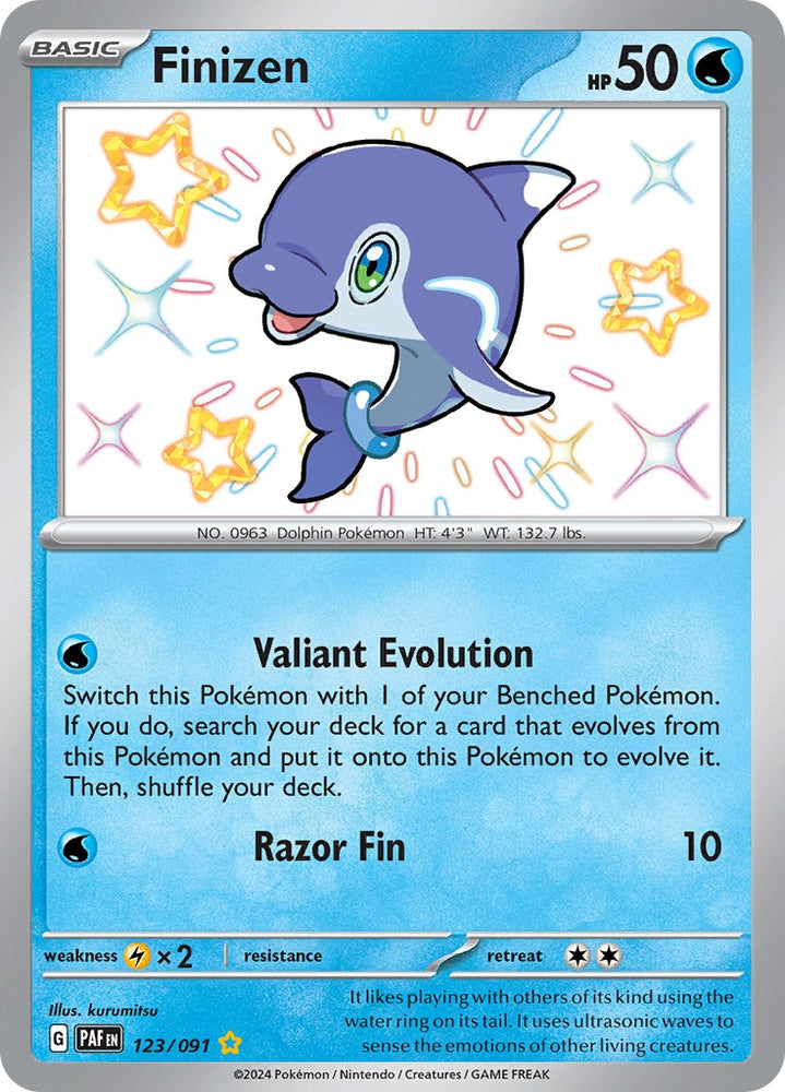 Finizen (123/091) [Scarlet & Violet: Paldean Fates] Pokémon