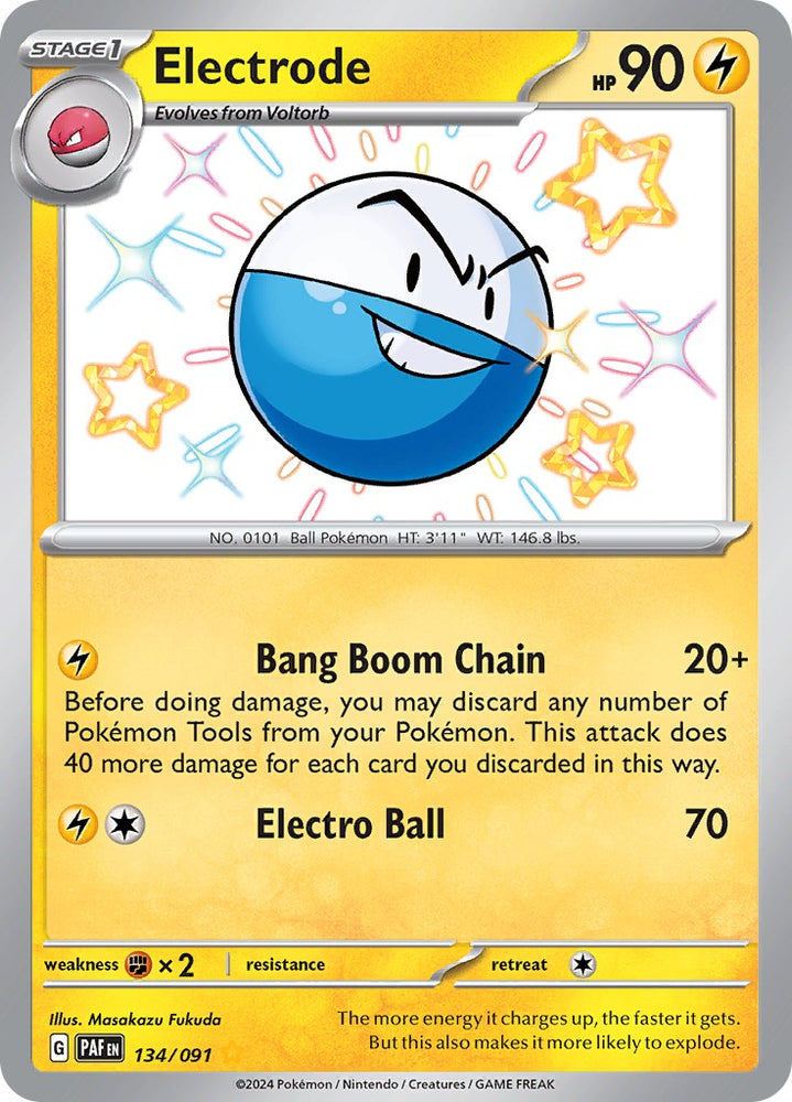 Electrode (134/091) [Scarlet & Violet: Paldean Fates] Pokémon