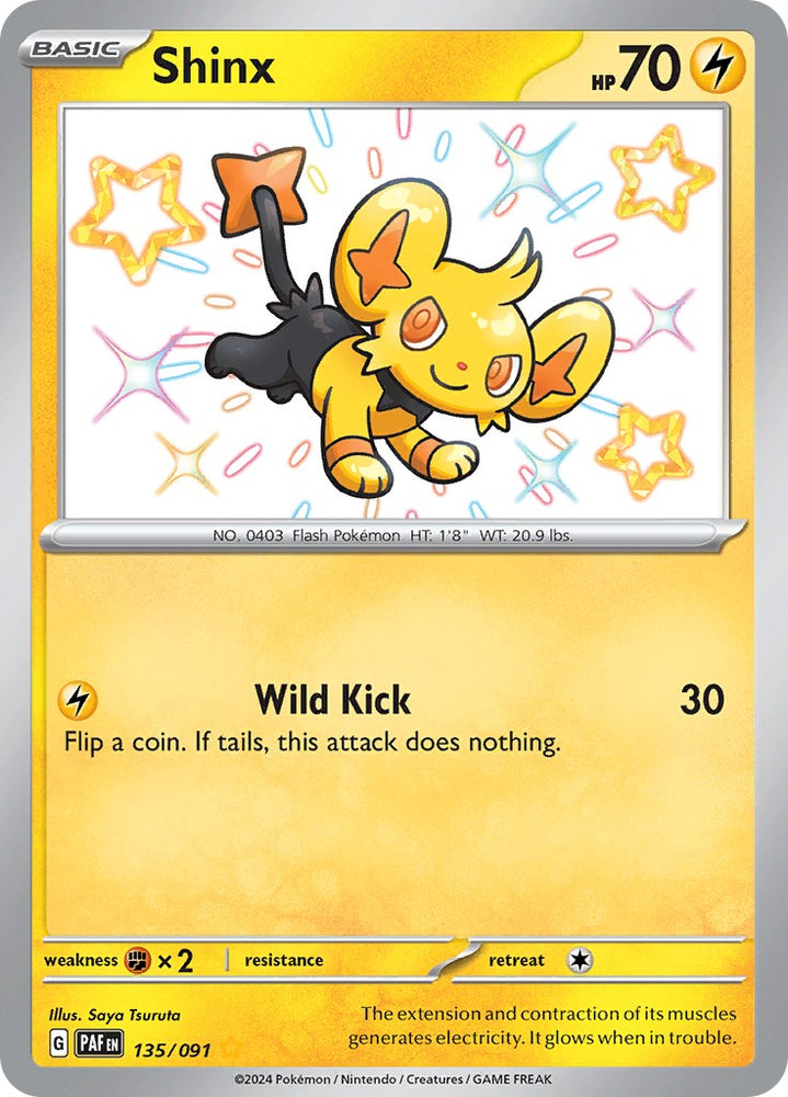 Shinx (135/091) [Scarlet & Violet: Paldean Fates] Pokémon