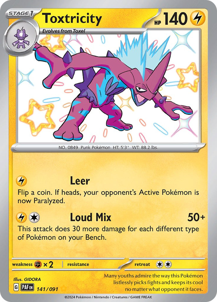 Toxtricity (141/091) [Scarlet & Violet: Paldean Fates] Pokémon
