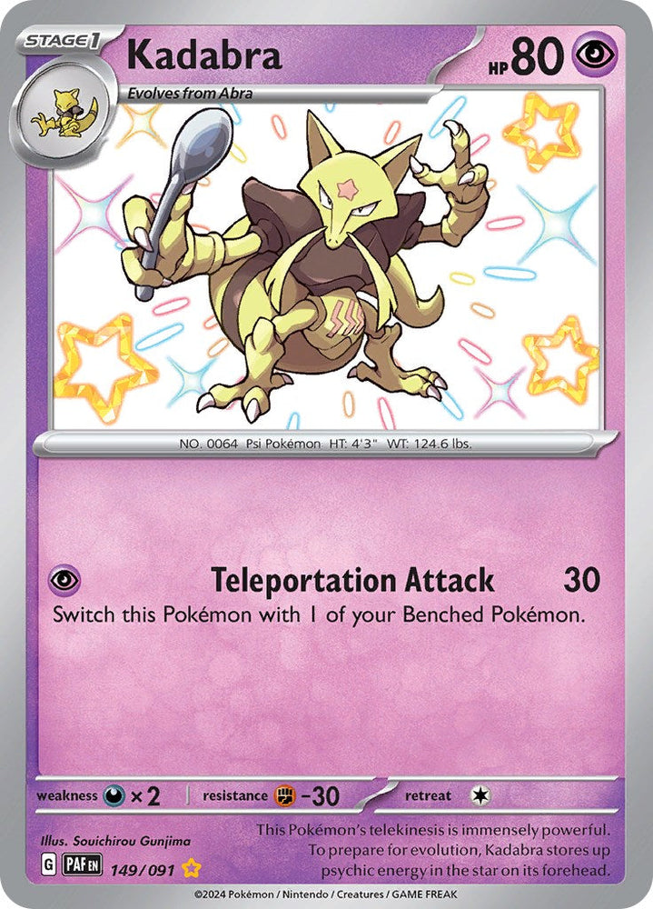 Kadabra (149/091) [Scarlet & Violet: Paldean Fates] Pokémon