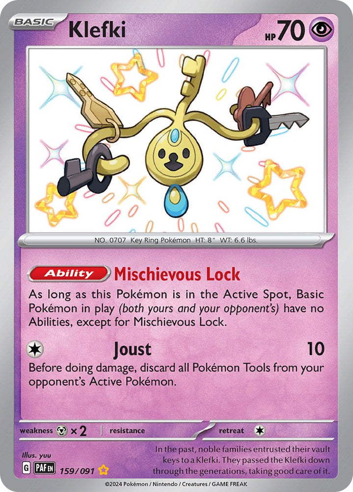 Klefki (159/091) [Scarlet & Violet: Paldean Fates] Pokémon