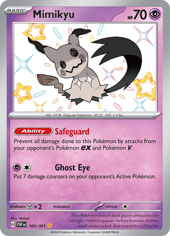 Mimikyu -160/091 [Scarlet & Violet: Paldean Fates] Pokémon