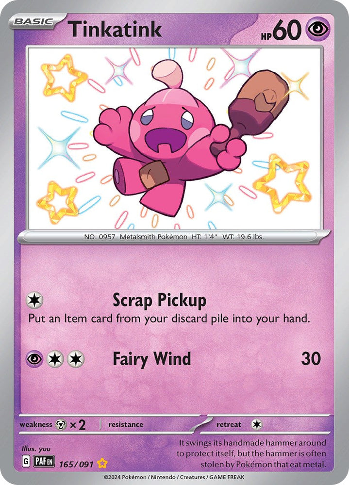 Tinkatink (165/091) [Scarlet & Violet: Paldean Fates] Pokémon