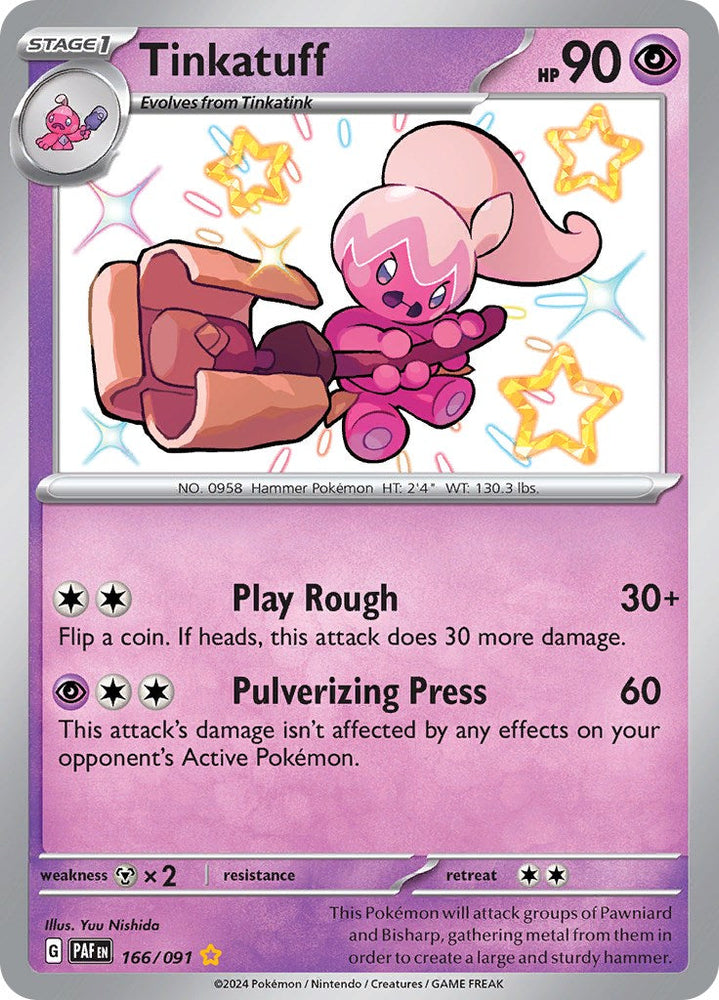 Tinkatuff (166/091) [Scarlet & Violet: Paldean Fates] Pokémon
