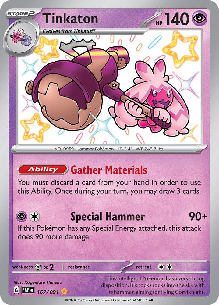 Tinkaton (167/091) [Scarlet & Violet: Paldean Fates] Pokémon