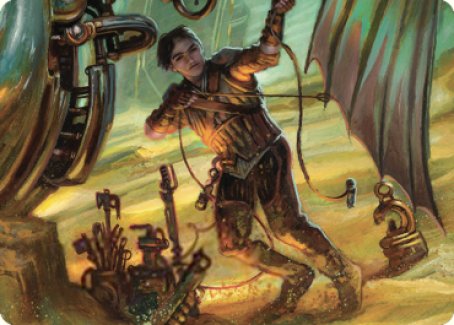 Mishra, Excavation Prodigy Art Card [The Brothers' War Art Series] Magic: The Gathering