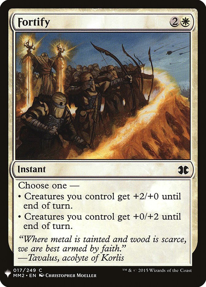Fortify [Mystery Booster] Magic: The Gathering