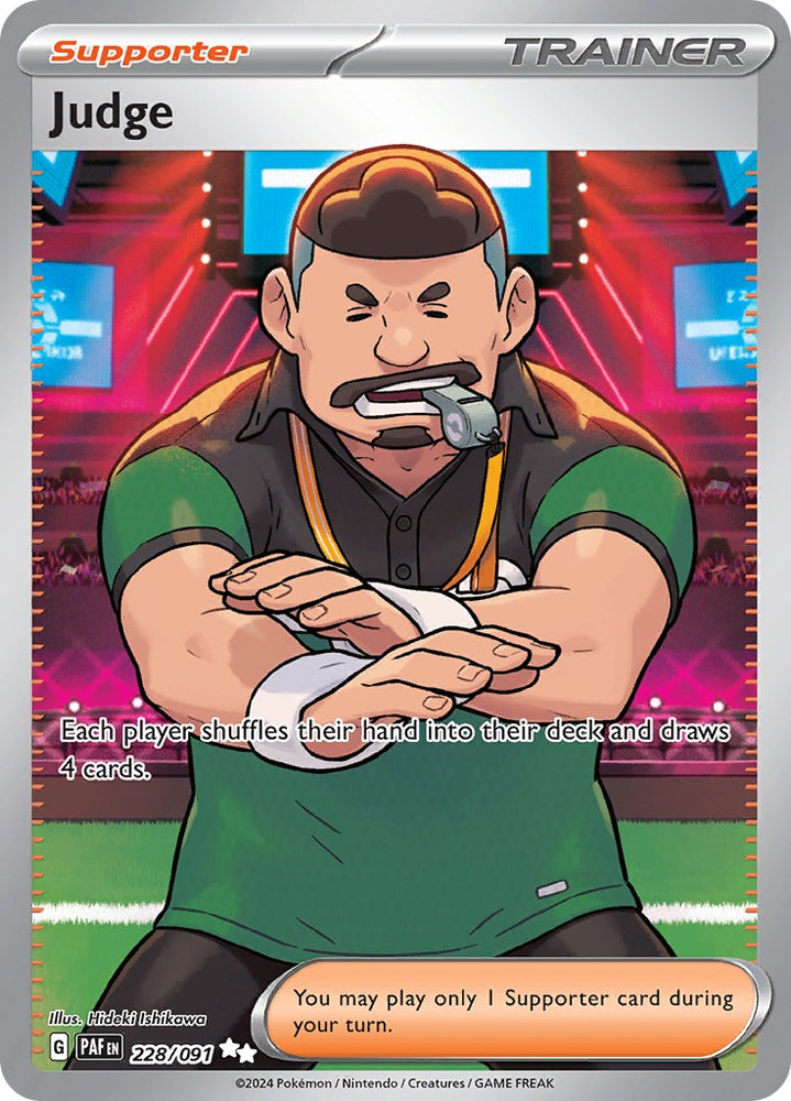 Judge (228/091) [Scarlet & Violet: Paldean Fates] Pokémon