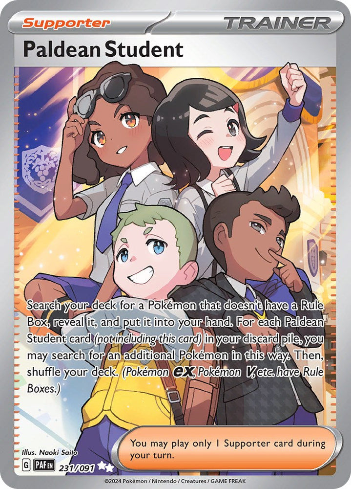 Paldean Student (231/091) [Scarlet & Violet: Paldean Fates] Pokémon