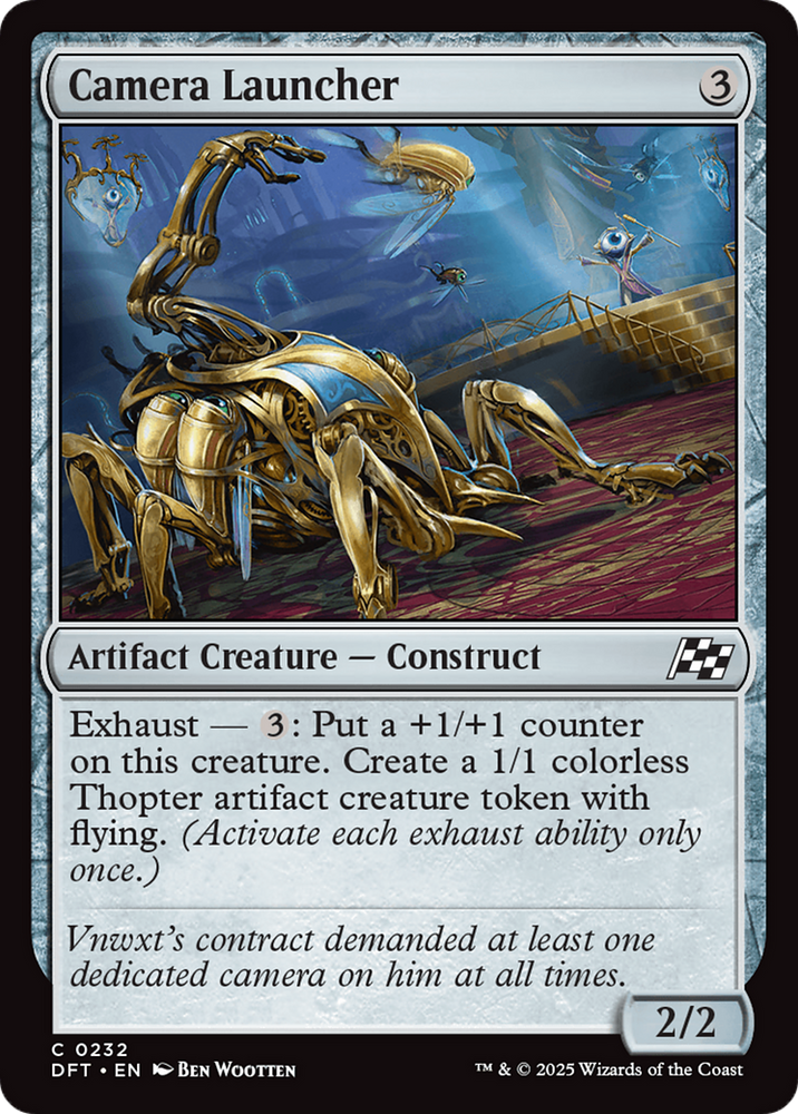 Camera Launcher [Aetherdrift] Magic: The Gathering