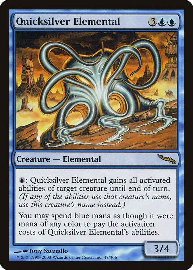 Quicksilver Elemental [Mirrodin] Magic: The Gathering