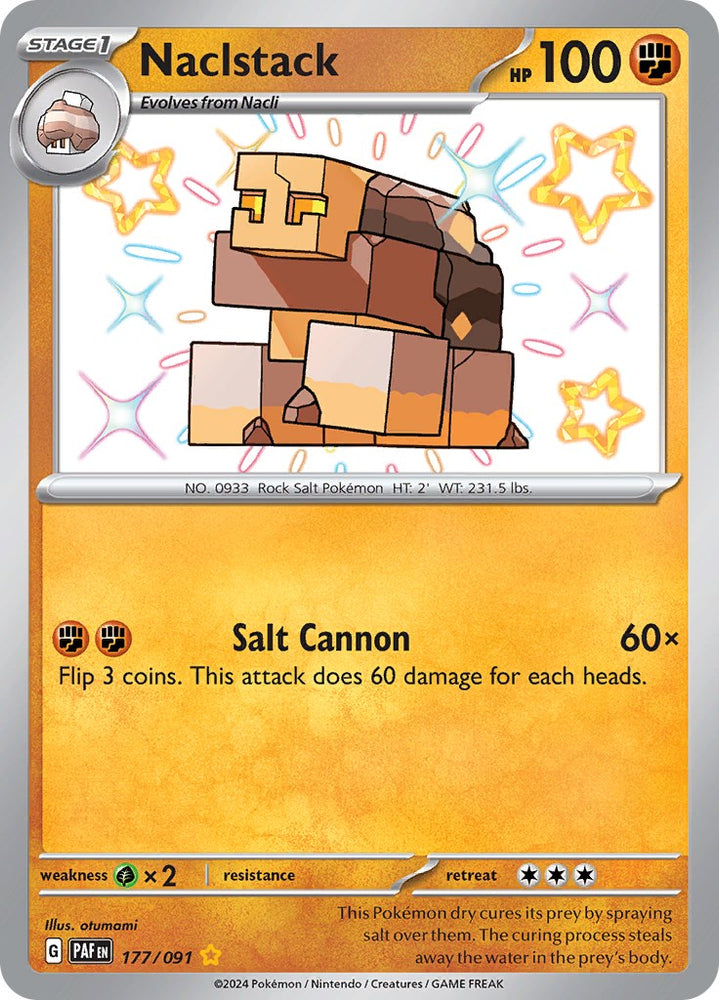 Naclstack (177/091) [Scarlet & Violet: Paldean Fates] Pokémon
