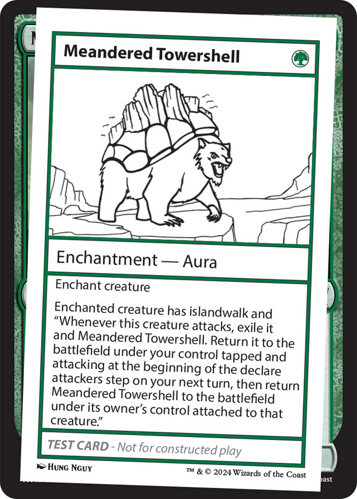 Meandered Towershell [Mystery Booster 2 Playtest Cards] Magic: The Gathering