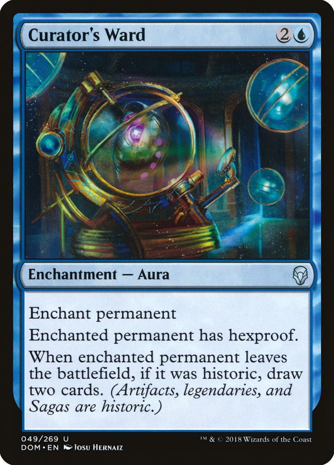 Curator's Ward [Dominaria] Magic: The Gathering