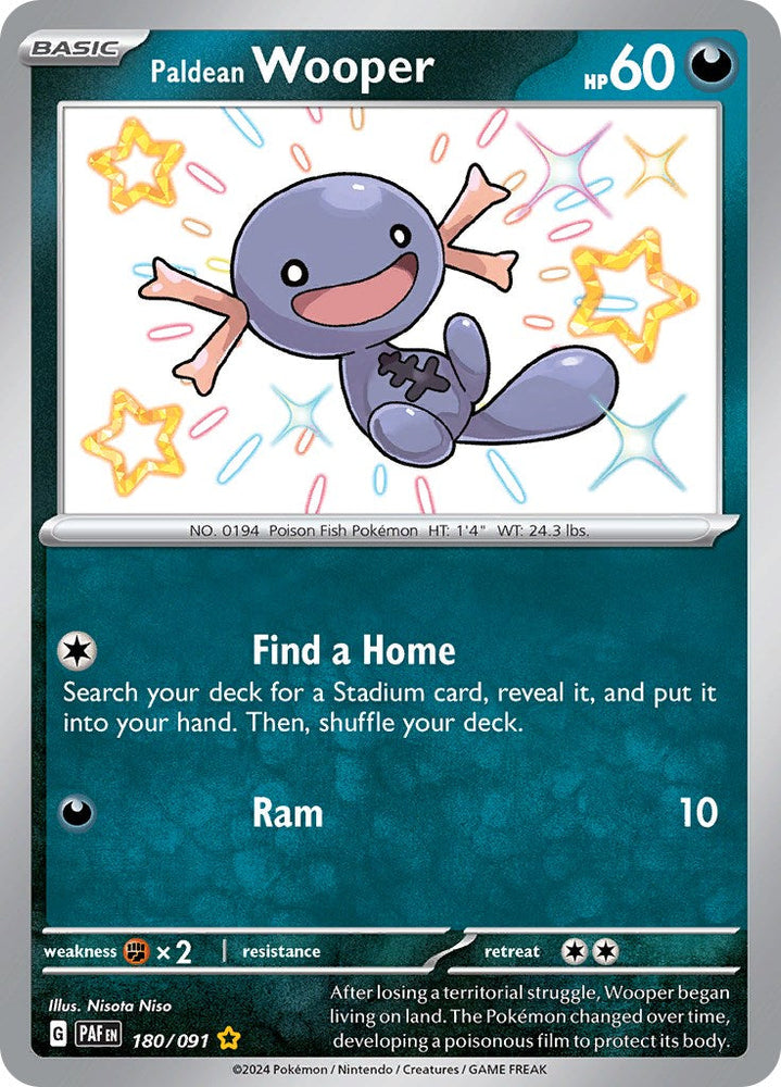 Paldean Wooper (180/091) [Scarlet & Violet: Paldean Fates] Pokémon