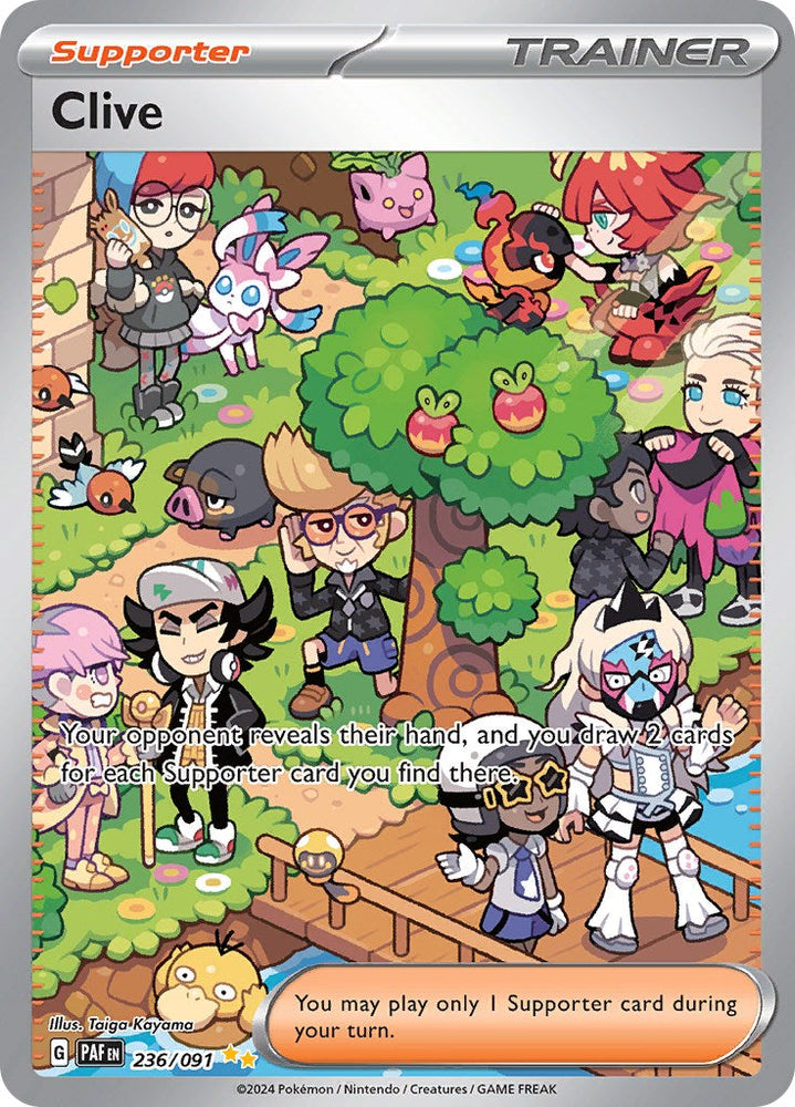 Clive (236/091) [Scarlet & Violet: Paldean Fates] Pokémon