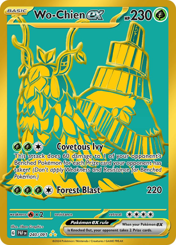 Wo-Chien ex (240/091) [Scarlet & Violet: Paldean Fates] Pokémon
