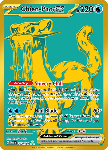 Chien-Pao ex (242/091) [Scarlet & Violet: Paldean Fates] Pokémon