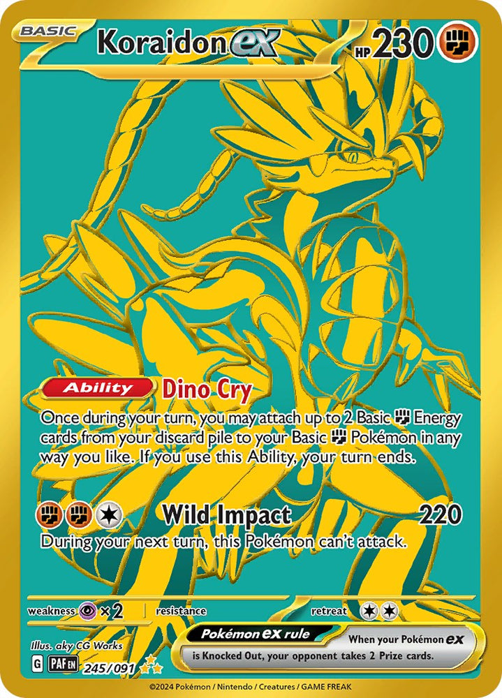 Koraidon ex (245/091) [Scarlet & Violet: Paldean Fates] Pokémon