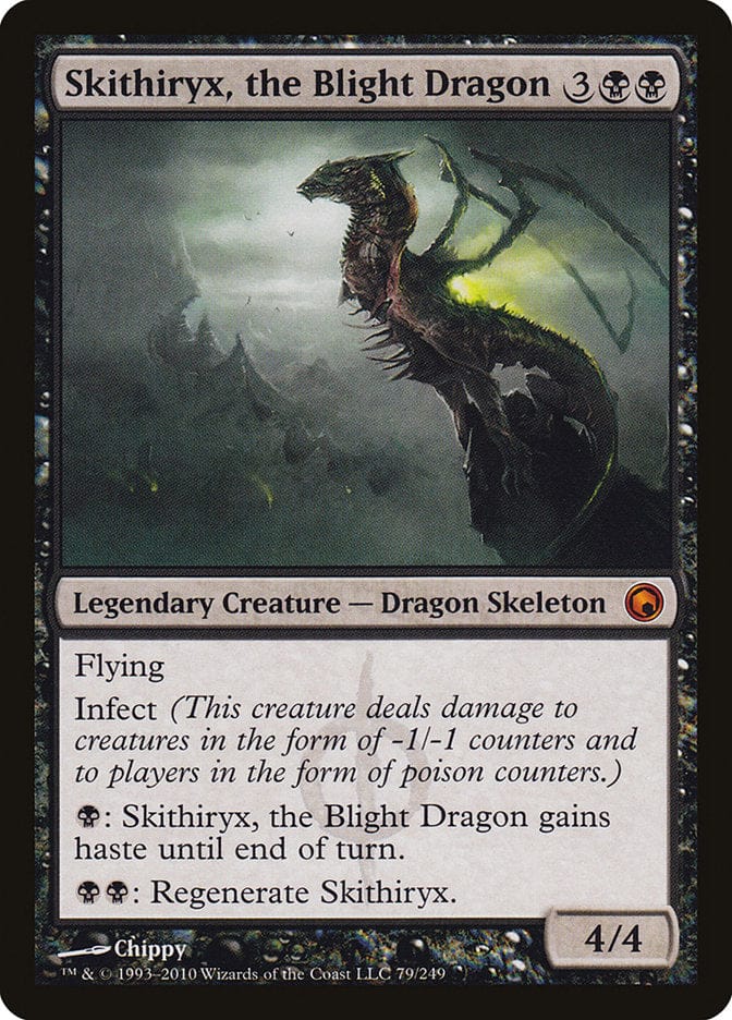 Skithiryx, the Blight Dragon [Scars of Mirrodin] Magic: The Gathering