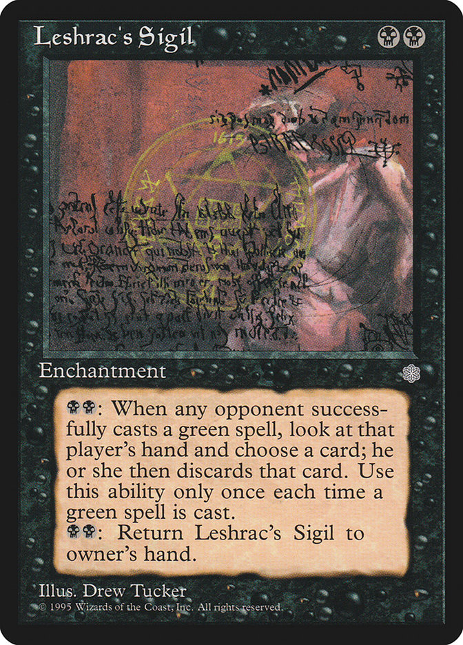 Leshrac's Sigil [Ice Age] Magic: The Gathering