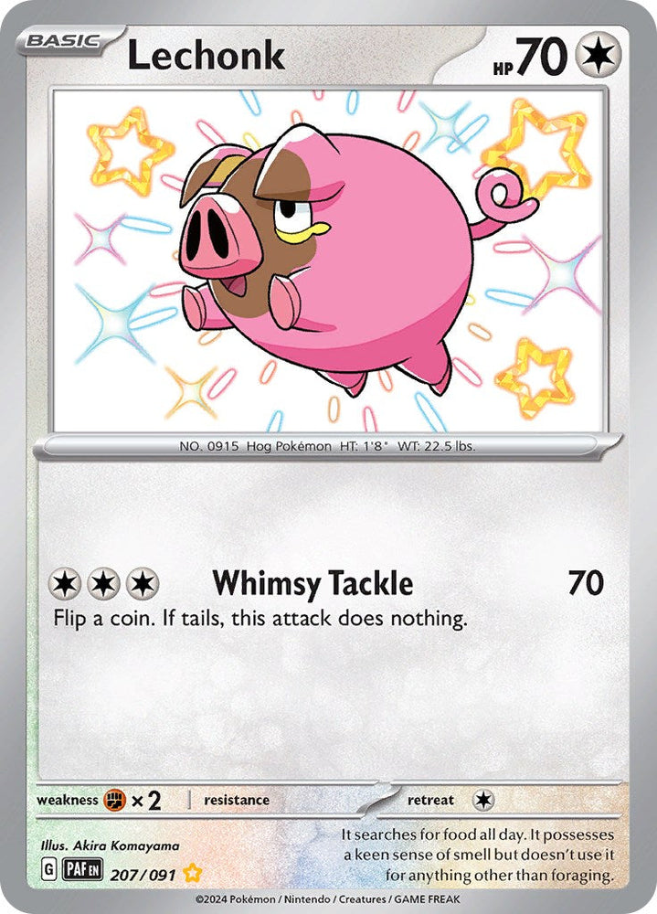 Lechonk (207/091) [Scarlet & Violet: Paldean Fates] Pokémon