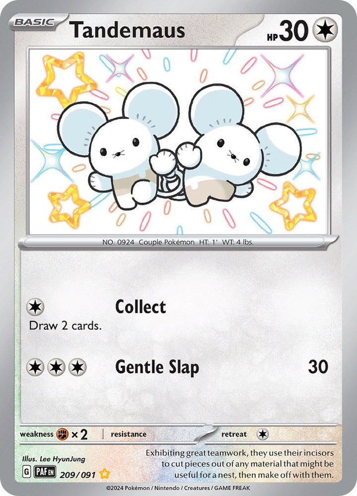 Tandemaus (209/091) [Scarlet & Violet: Paldean Fates] Pokémon