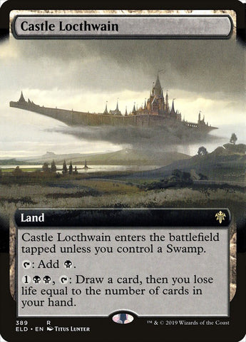 Castle Locthwain (Extended Art) [Throne of Eldraine] Magic: The Gathering