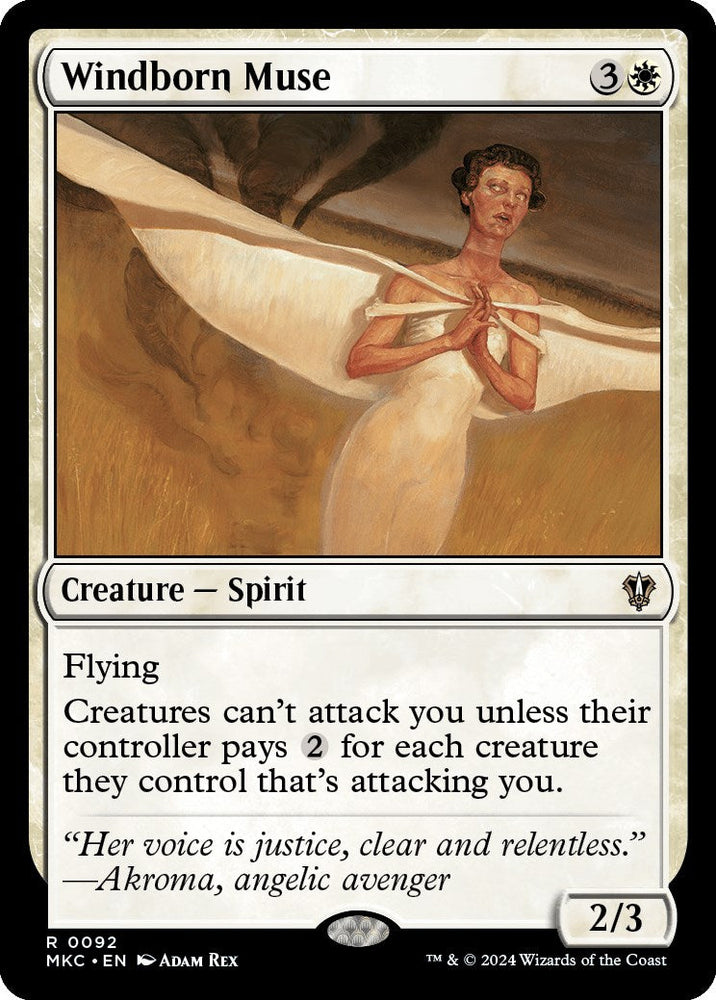 Windborn Muse [Murders at Karlov Manor Commander] Magic: The Gathering