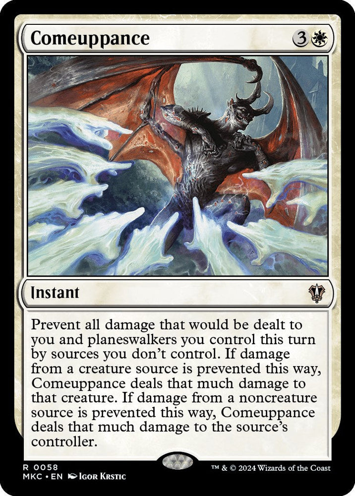 Comeuppance [Murders at Karlov Manor Commander] Magic: The Gathering