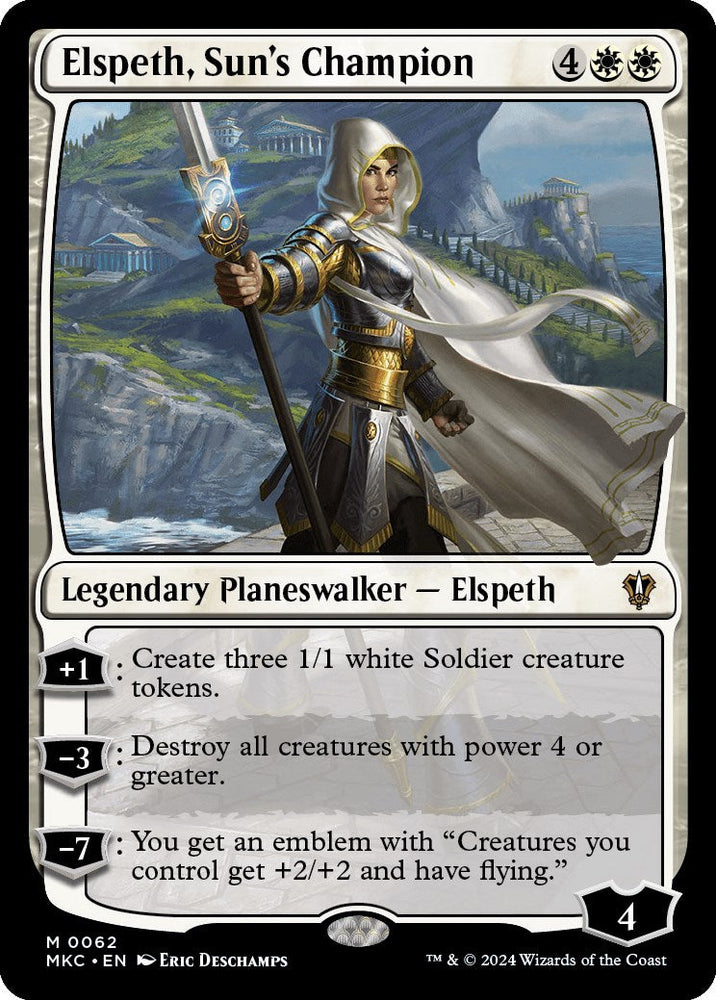 Elspeth, Sun's Champion [Murders at Karlov Manor Commander] Magic: The Gathering