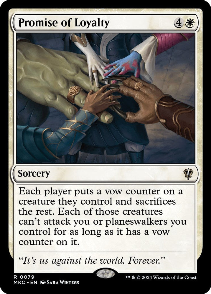 Promise of Loyalty [Murders at Karlov Manor Commander] Magic: The Gathering