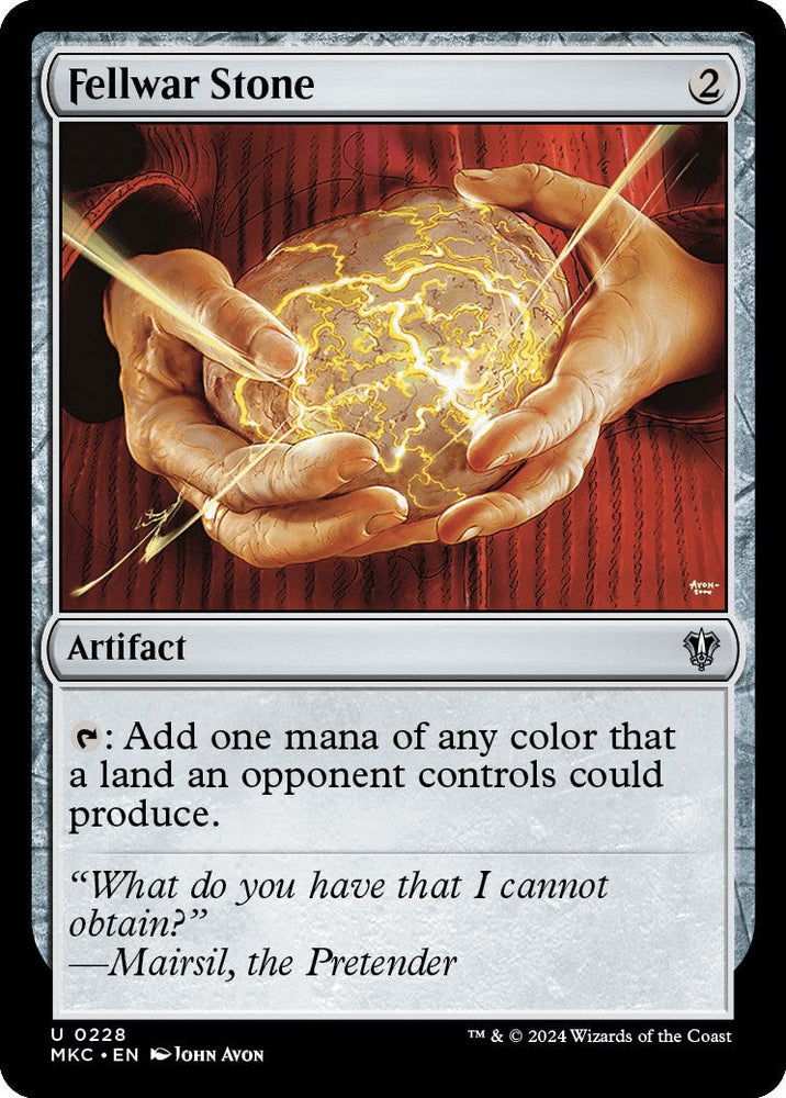 Fellwar Stone [Murders at Karlov Manor Commander] Magic: The Gathering