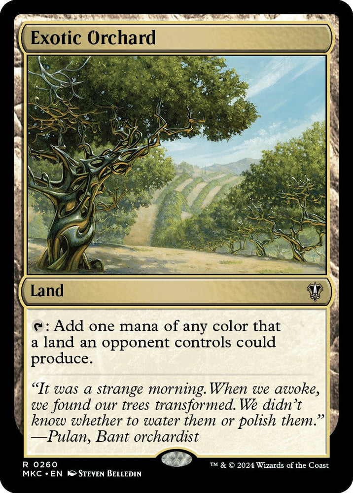 Exotic Orchard [Murders at Karlov Manor Commander] Magic: The Gathering